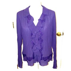 Oscar by Oscar De La Renta Blouse 16P